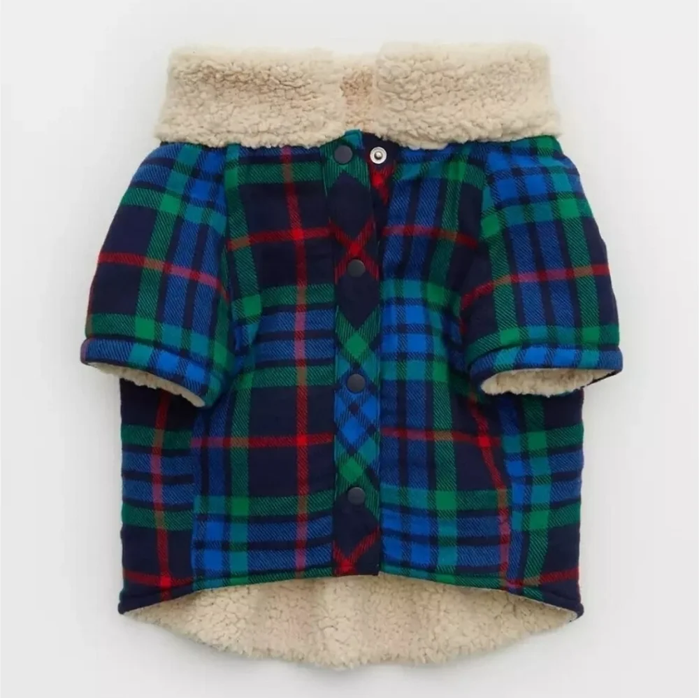 OFFLEASH By Aerie Flannel puppy Shirt size Small